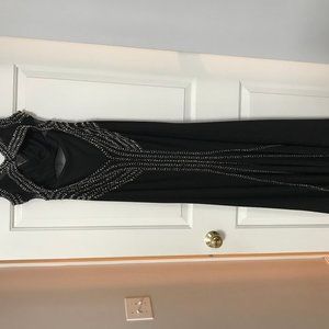 Black beaded dress